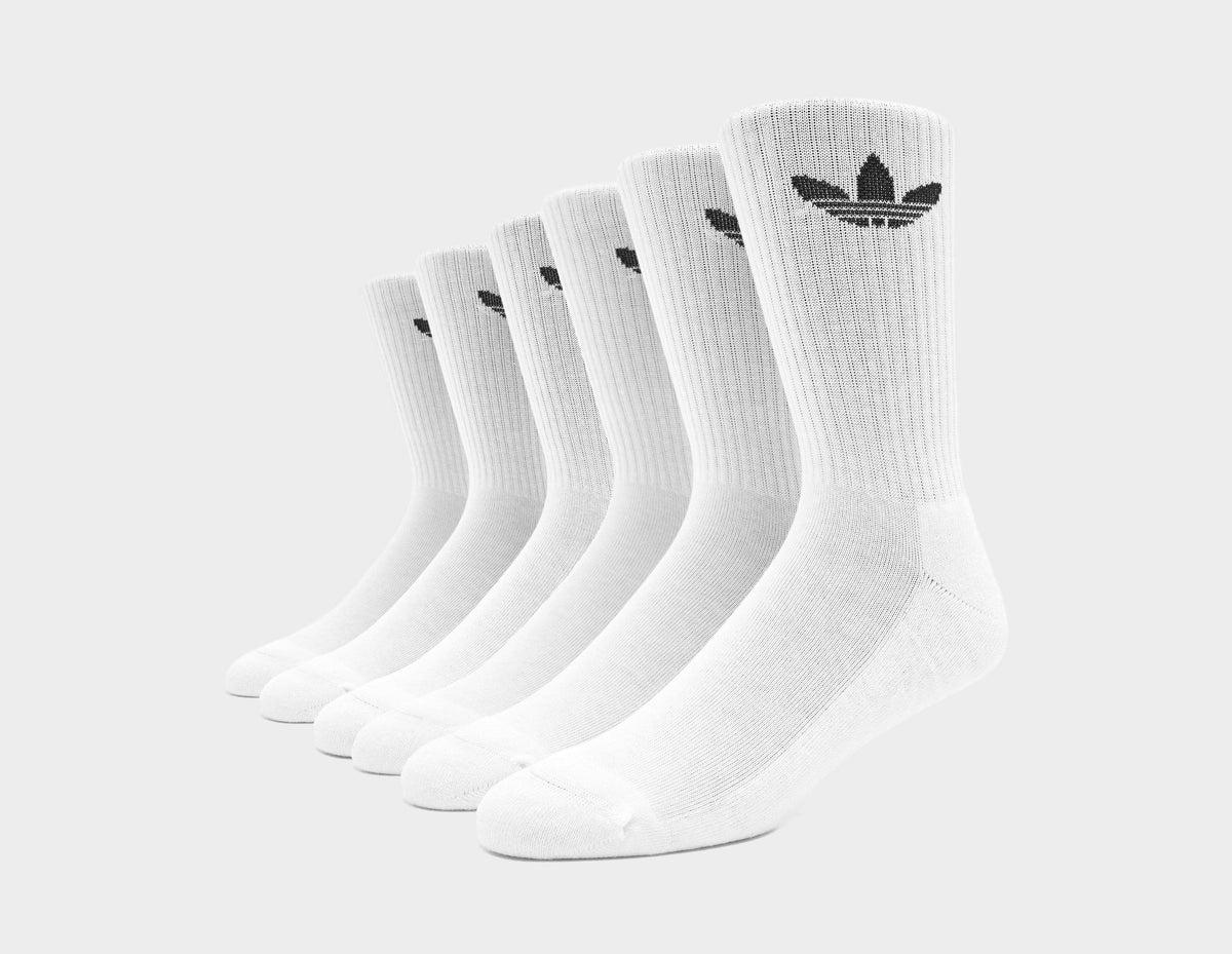 adidas Originals 6-Pack Trefoil Cushion Crew Socks