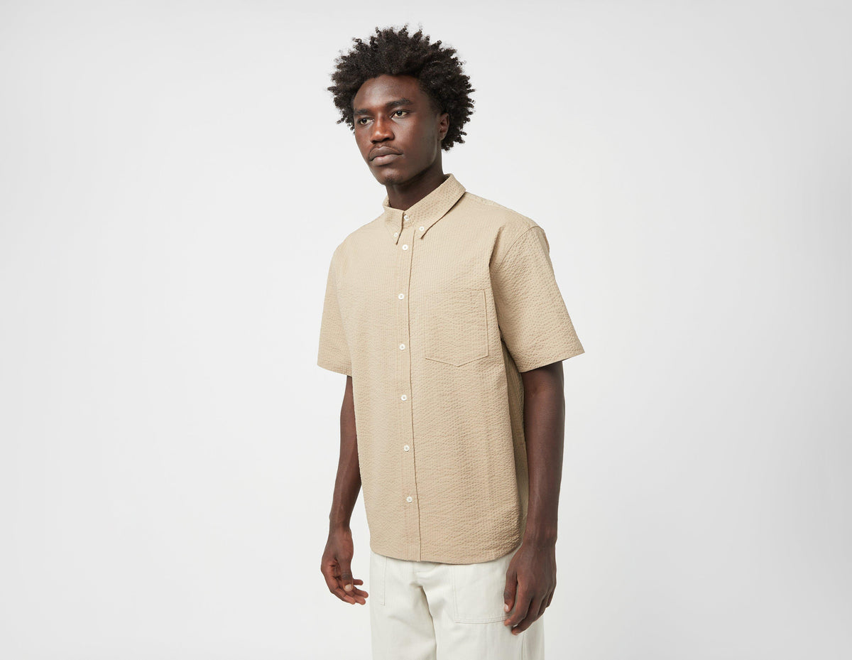 Nike Life Seersucker Short Sleeve Shirt