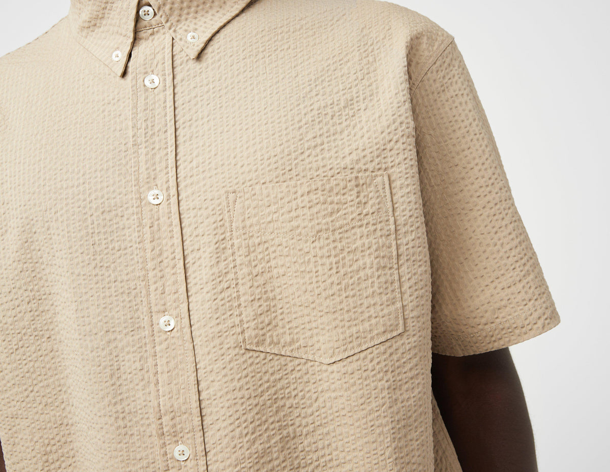 Nike Life Seersucker Short Sleeve Shirt