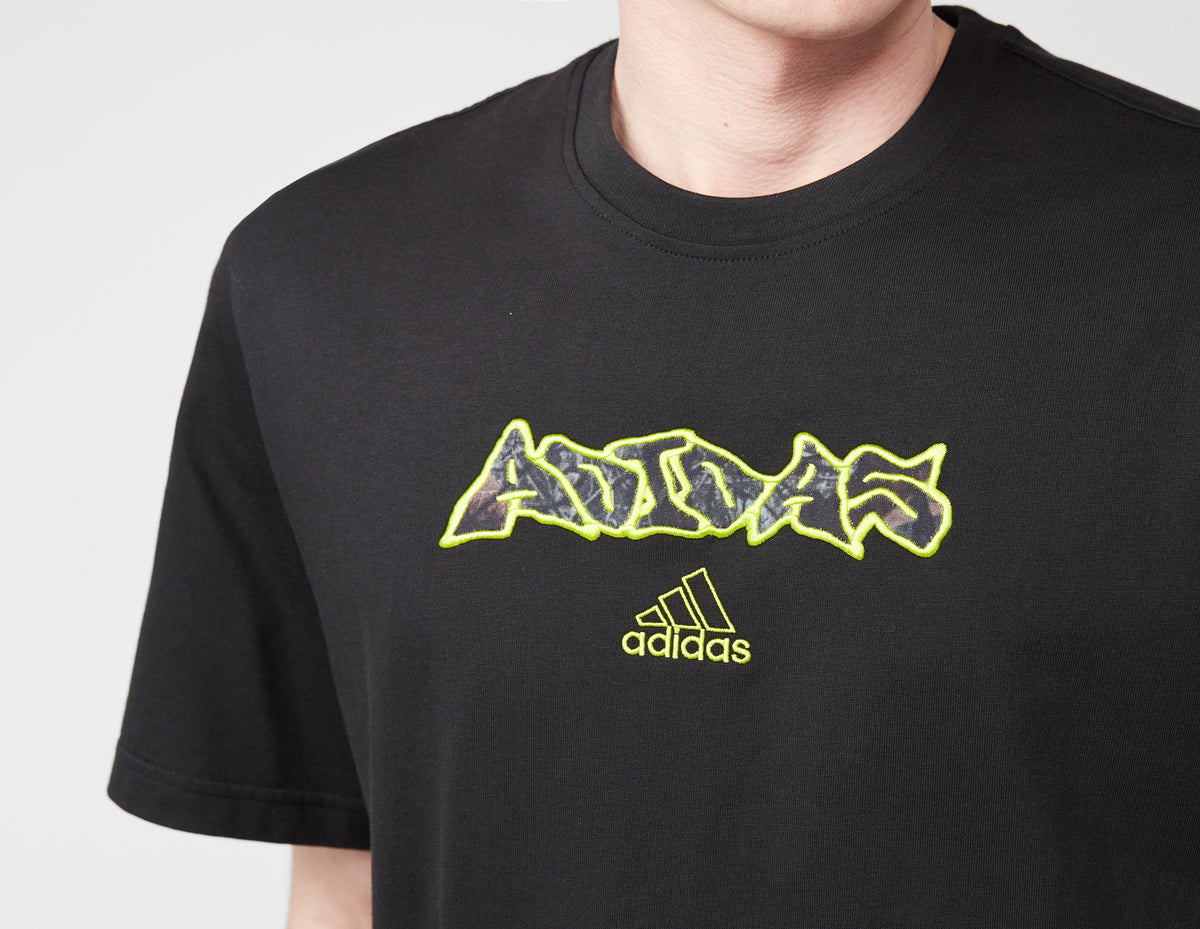 adidas Originals Camo Graffiti T-Shirt - size? exclusive