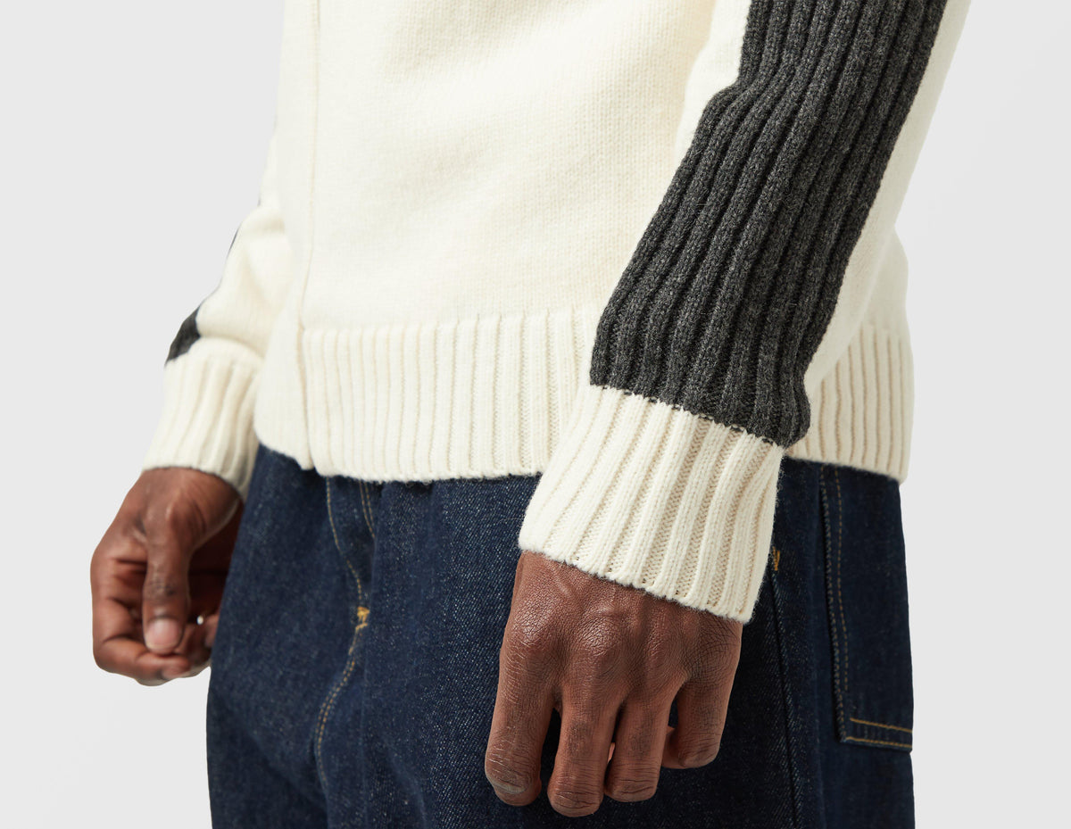 Fred Perry Ribbed Sleeve Zip Cardigan