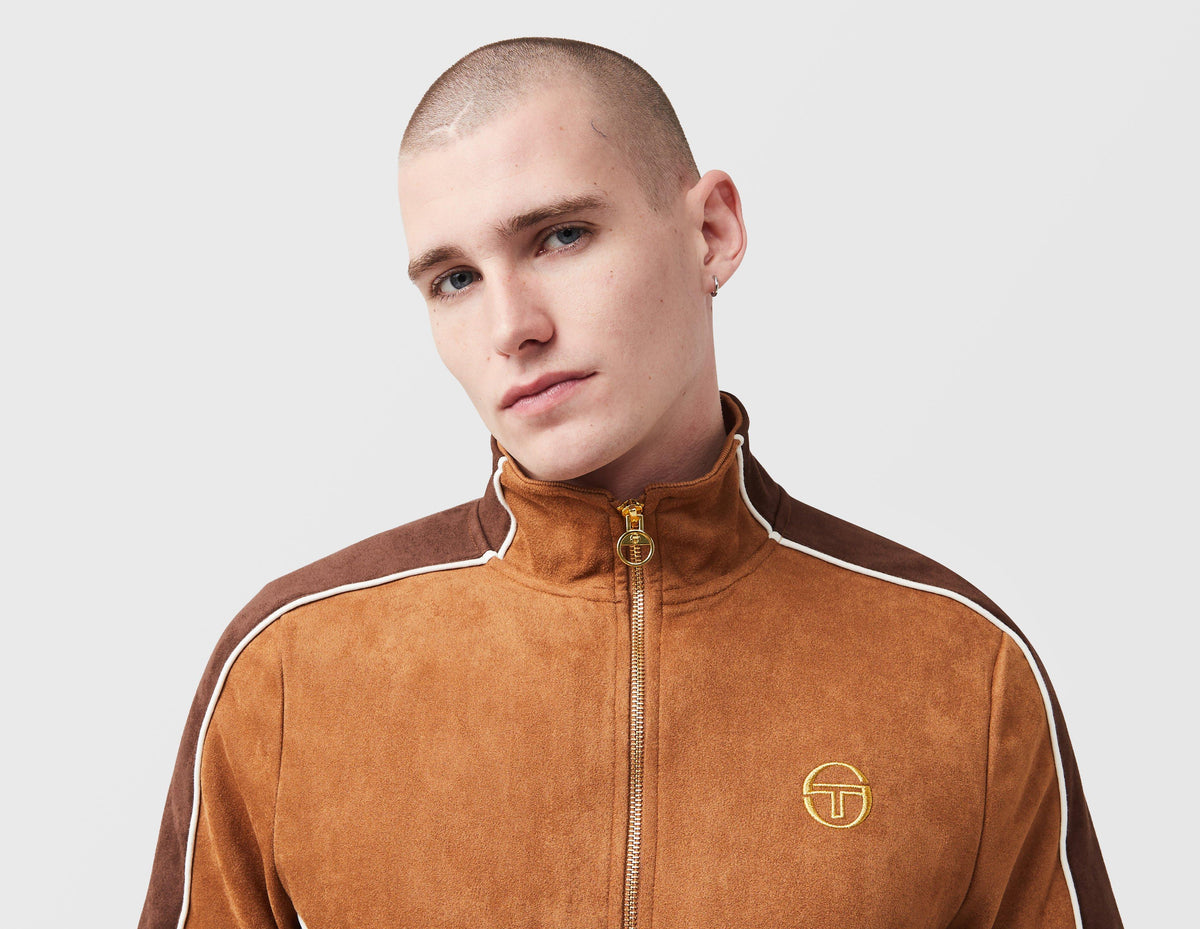 Sergio Tacchini Contrasto Suede Track Top