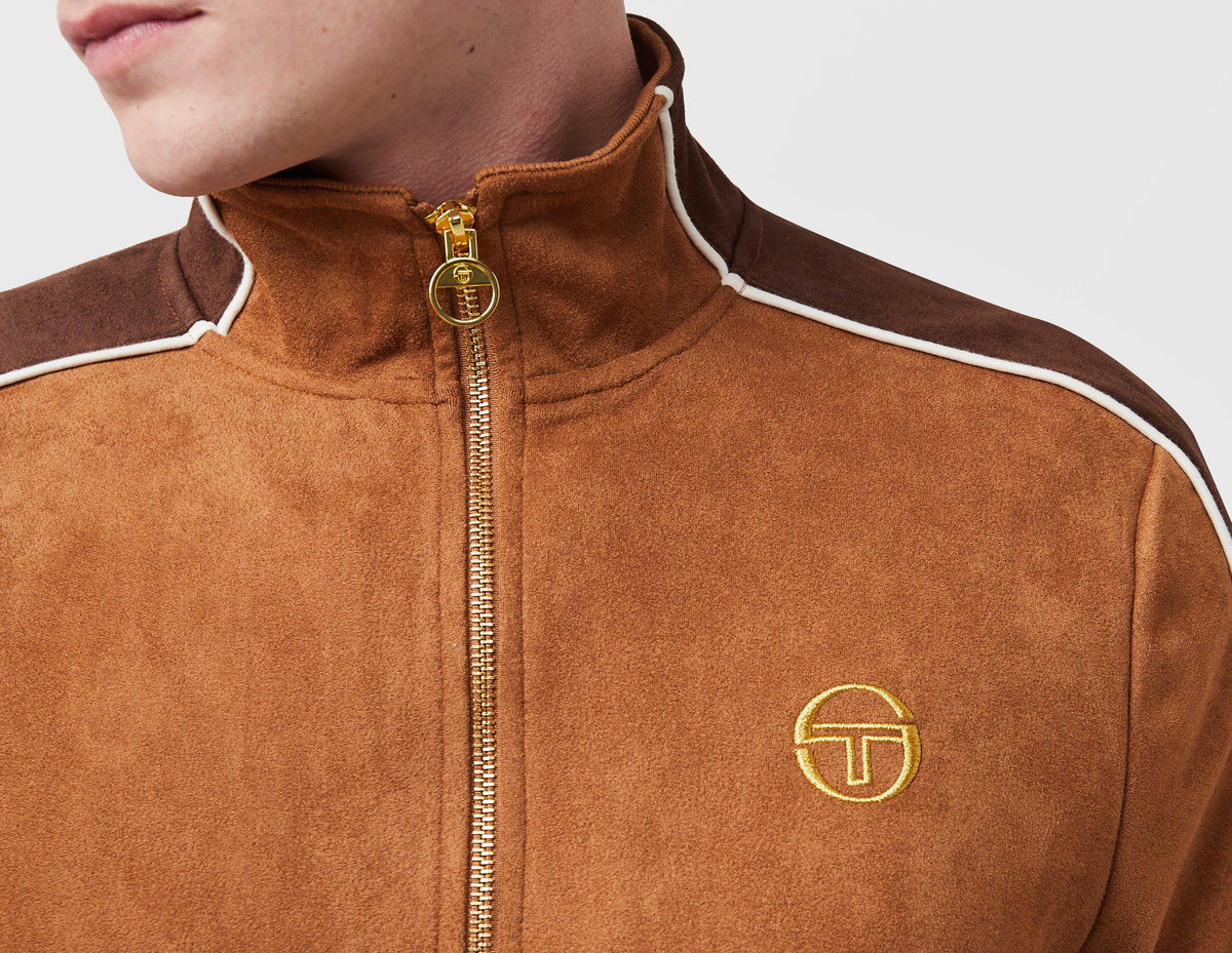 Sergio Tacchini Contrasto Suede Track Top