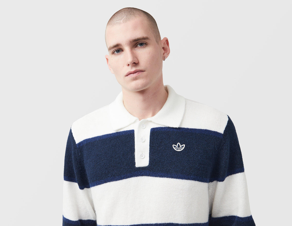 adidas Originals Winter Club Stripe Polo Shirt
