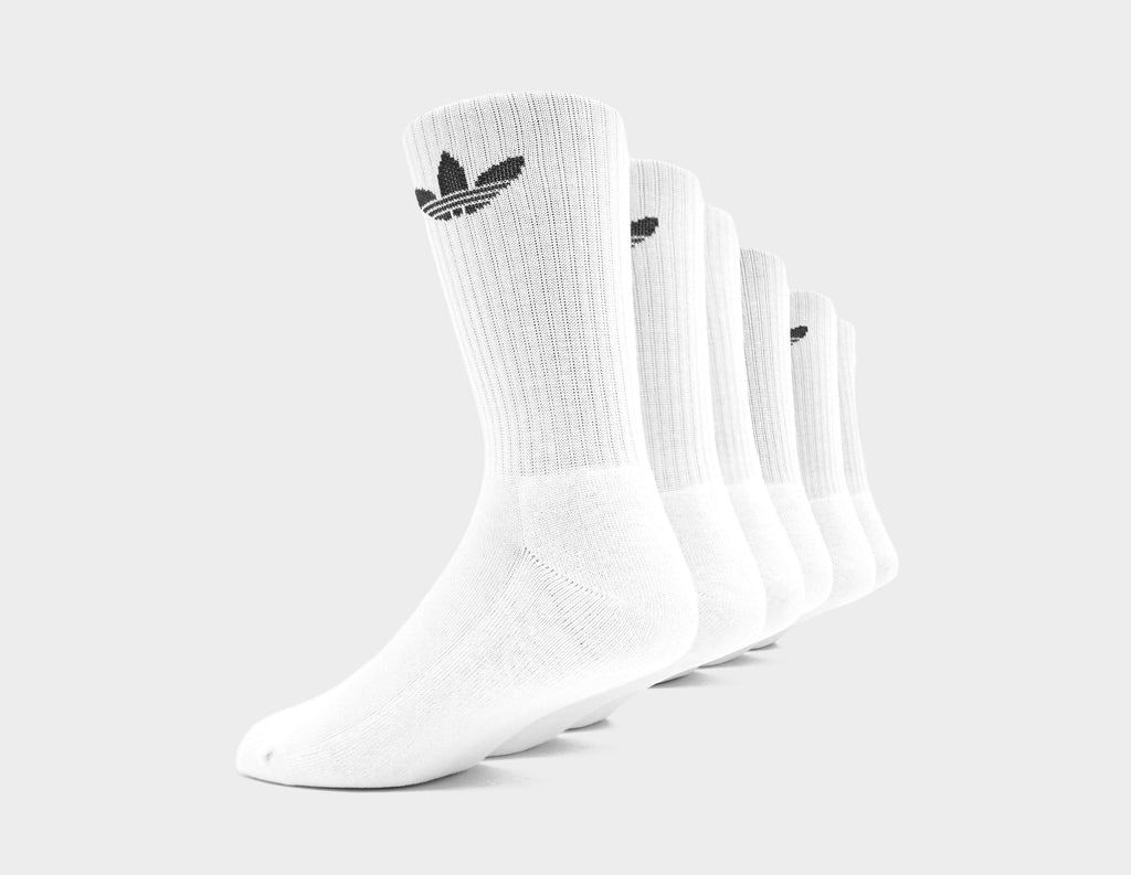 adidas Originals 6-Pack Trefoil Cushion Crew Socks