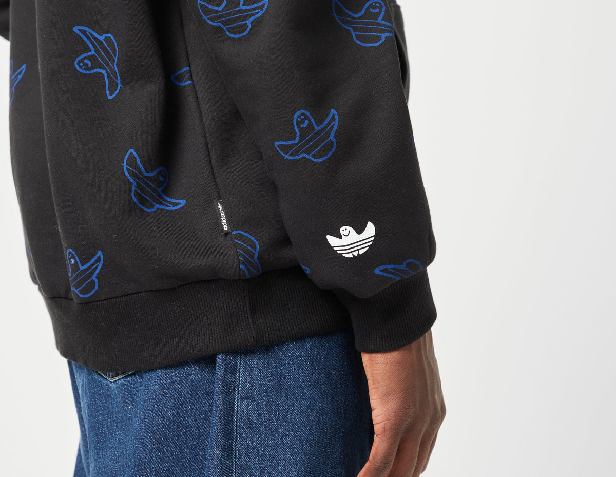 adidas Skateboarding Shmoofoil Allover Print Hoodie