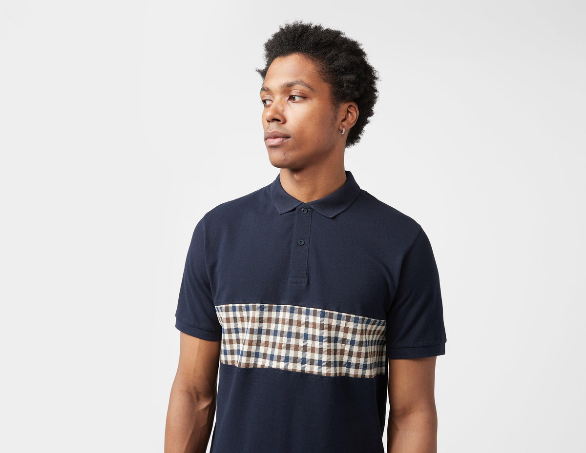 Aquascutum Active Club Check Insert Polo
