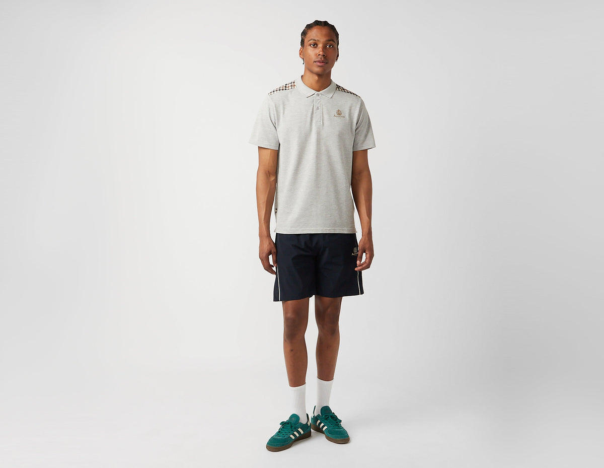 Aquascutum Club Check Detail Polo Shirt