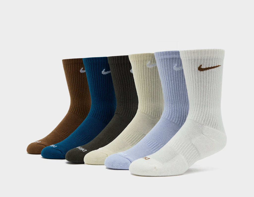 Nike 6-Pack Everyday Cushioned Training Crew Socks
