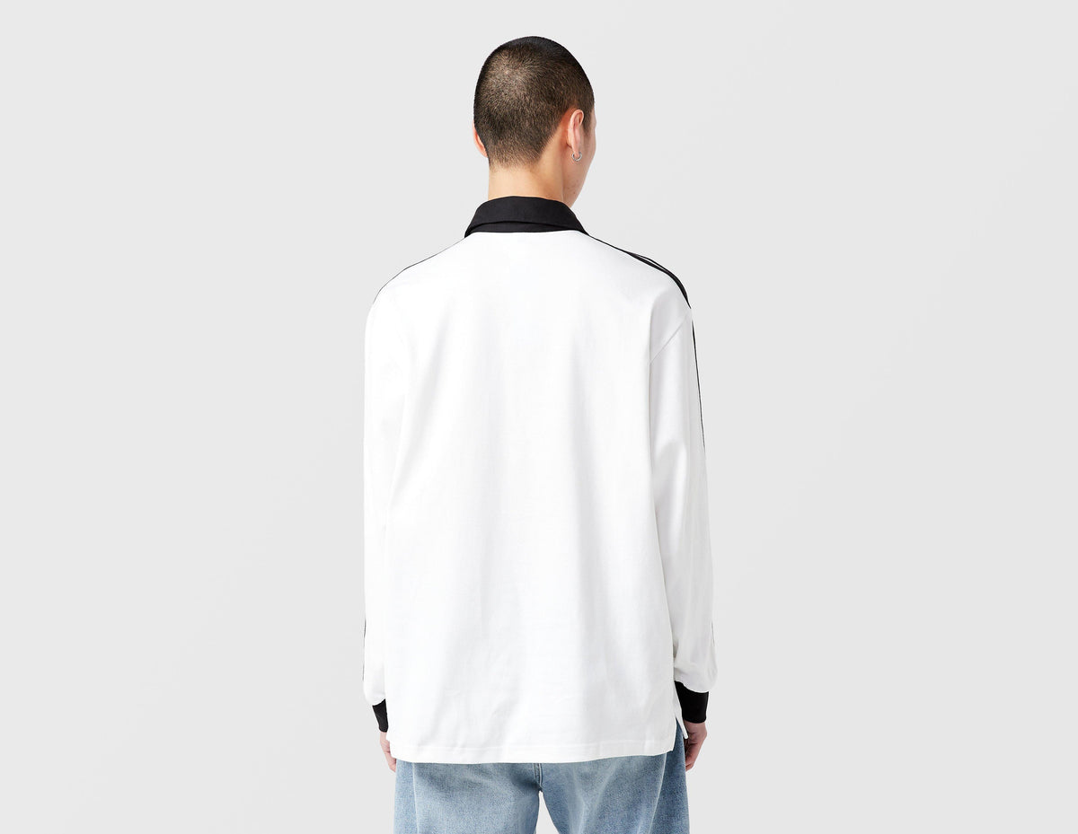 adidas Originals 3-Stripes Rugby Long Sleeve Polo Shirt