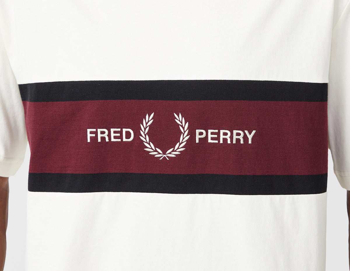 Fred Perry Embroidered Panel T-Shirt