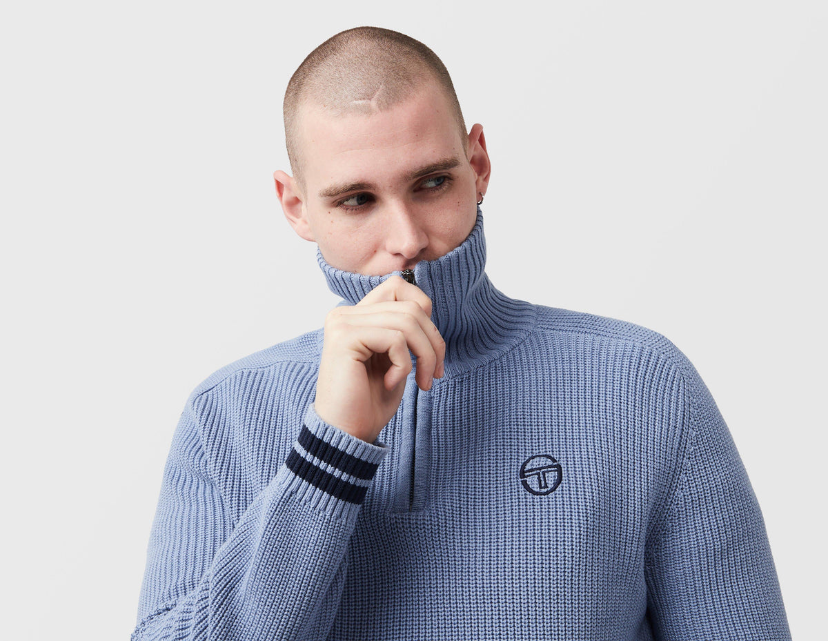 Sergio Tacchini Toledo 1/4 Zip Knit Sweatshirt