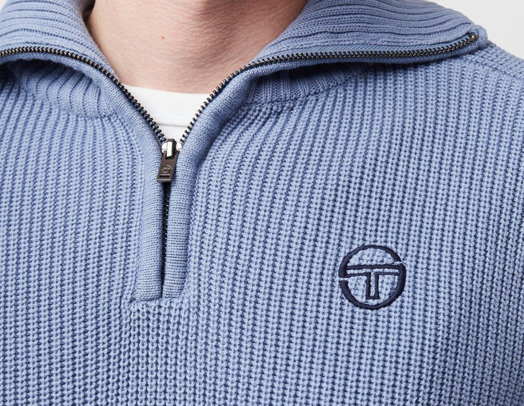Sergio Tacchini Toledo 1/4 Zip Knit Sweatshirt