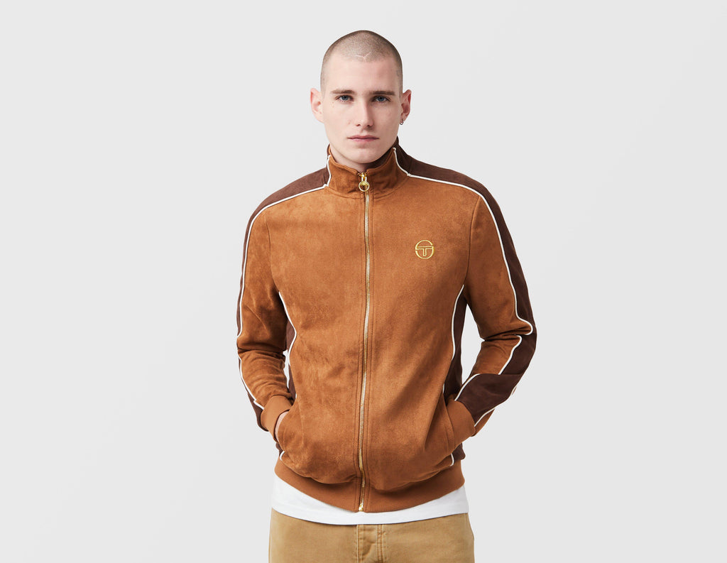 Sergio Tacchini Contrasto Suede Track Top