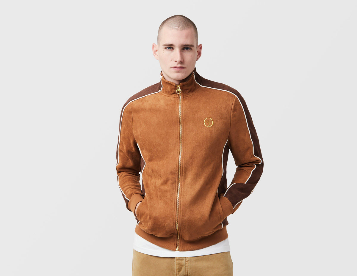 Sergio Tacchini Contrasto Suede Track Top