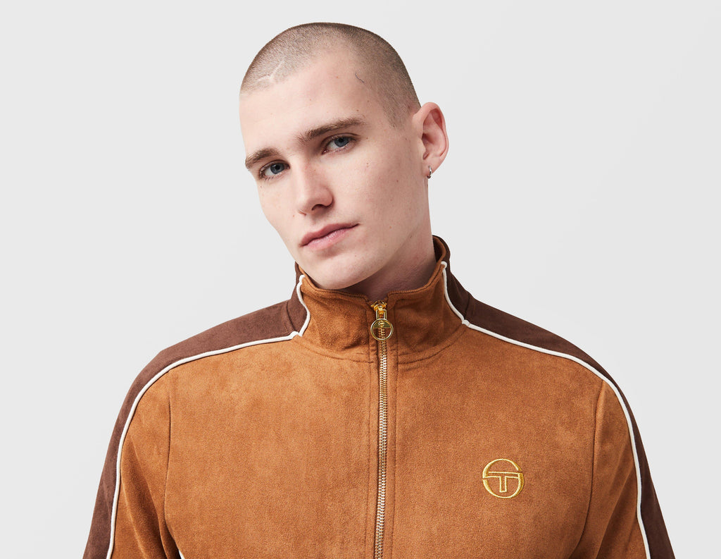 Sergio Tacchini Contrasto Suede Track Top
