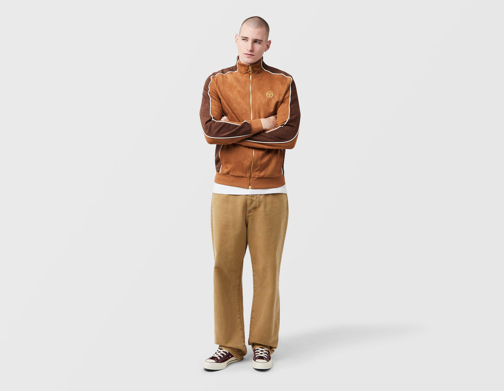 Sergio Tacchini Contrasto Suede Track Top