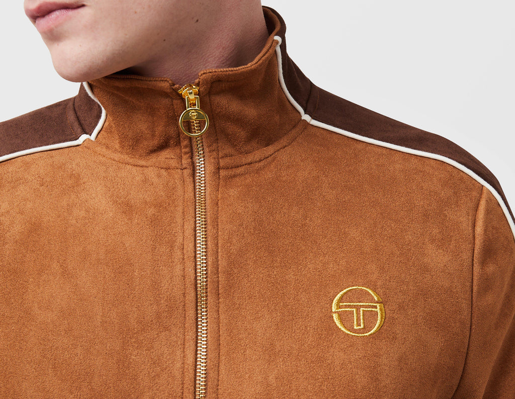 Sergio Tacchini Contrasto Suede Track Top