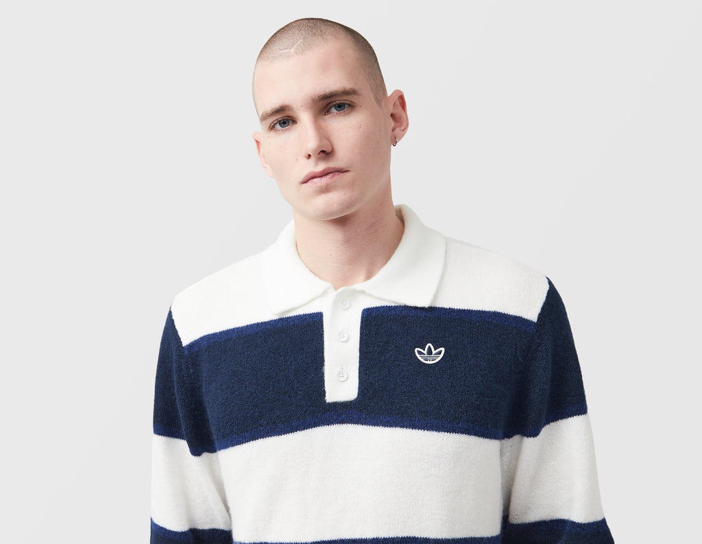 adidas Originals Winter Club Stripe Polo Shirt