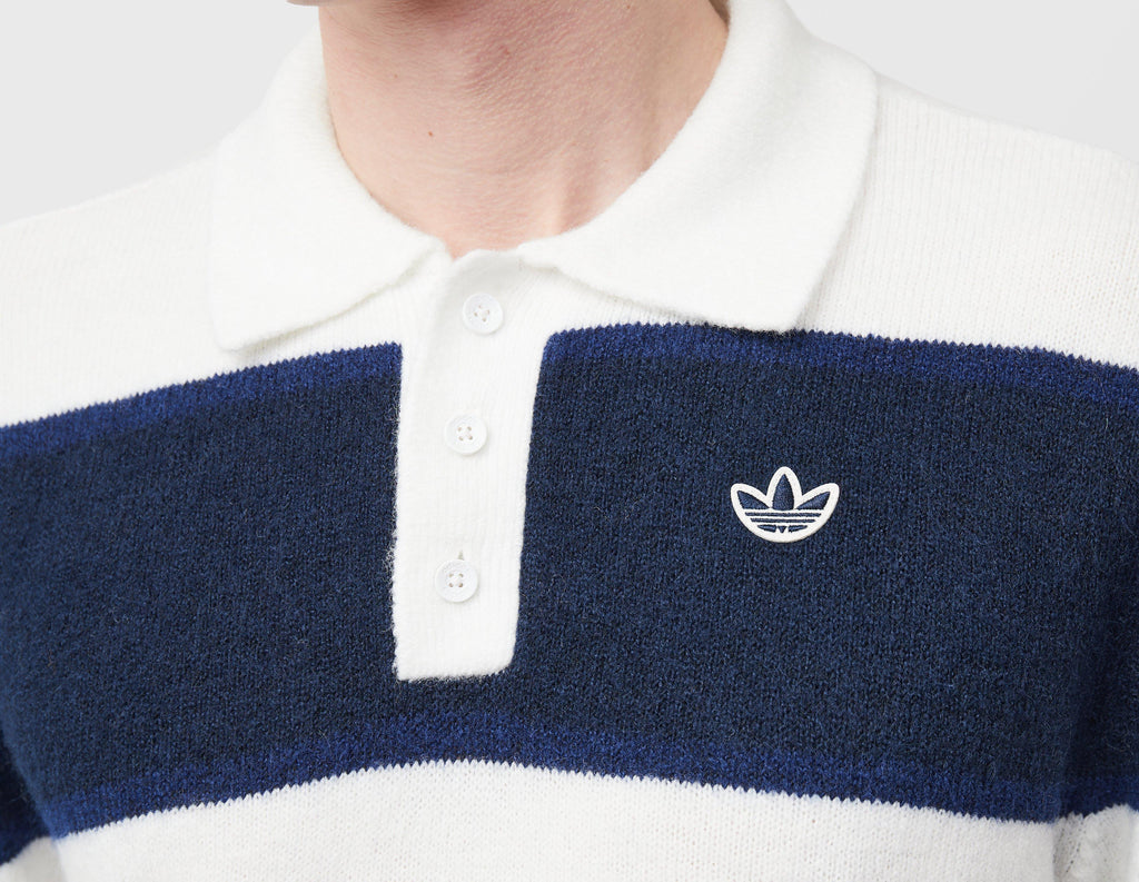 adidas Originals Winter Club Stripe Polo Shirt
