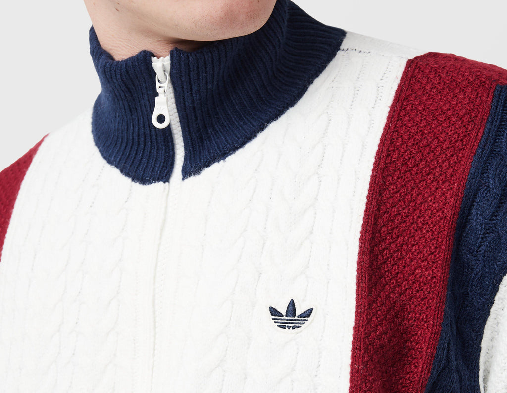 adidas Originals Winter Club Knitted Zip Track Top