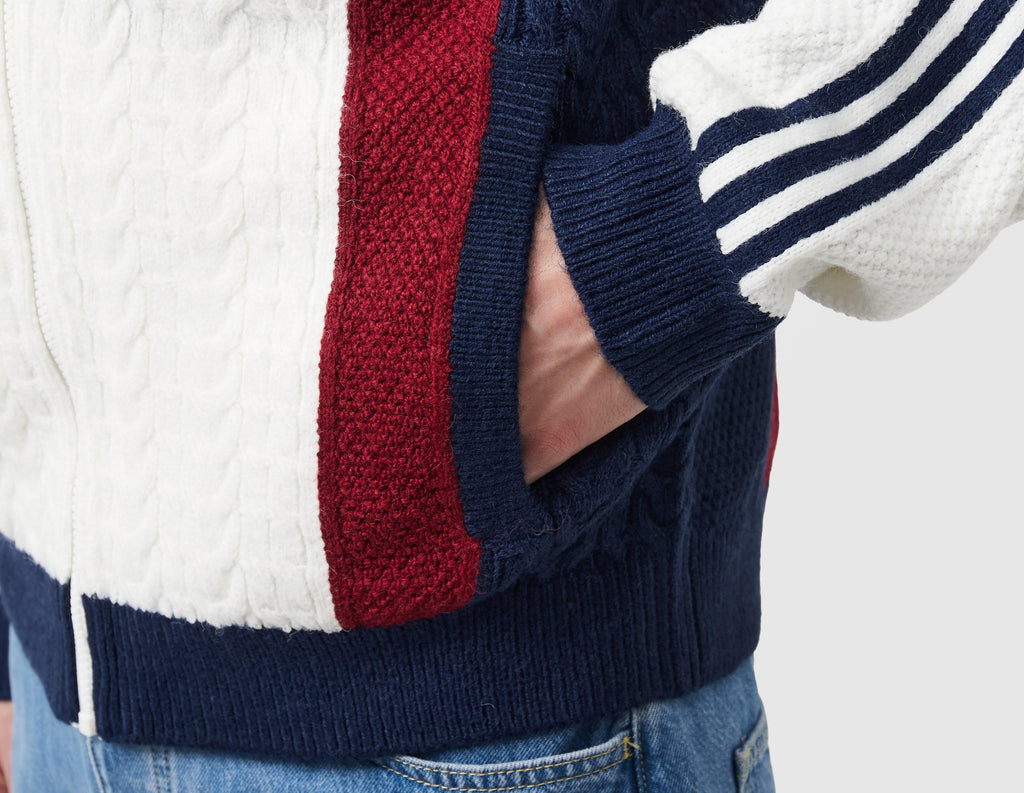 adidas Originals Winter Club Knitted Zip Track Top