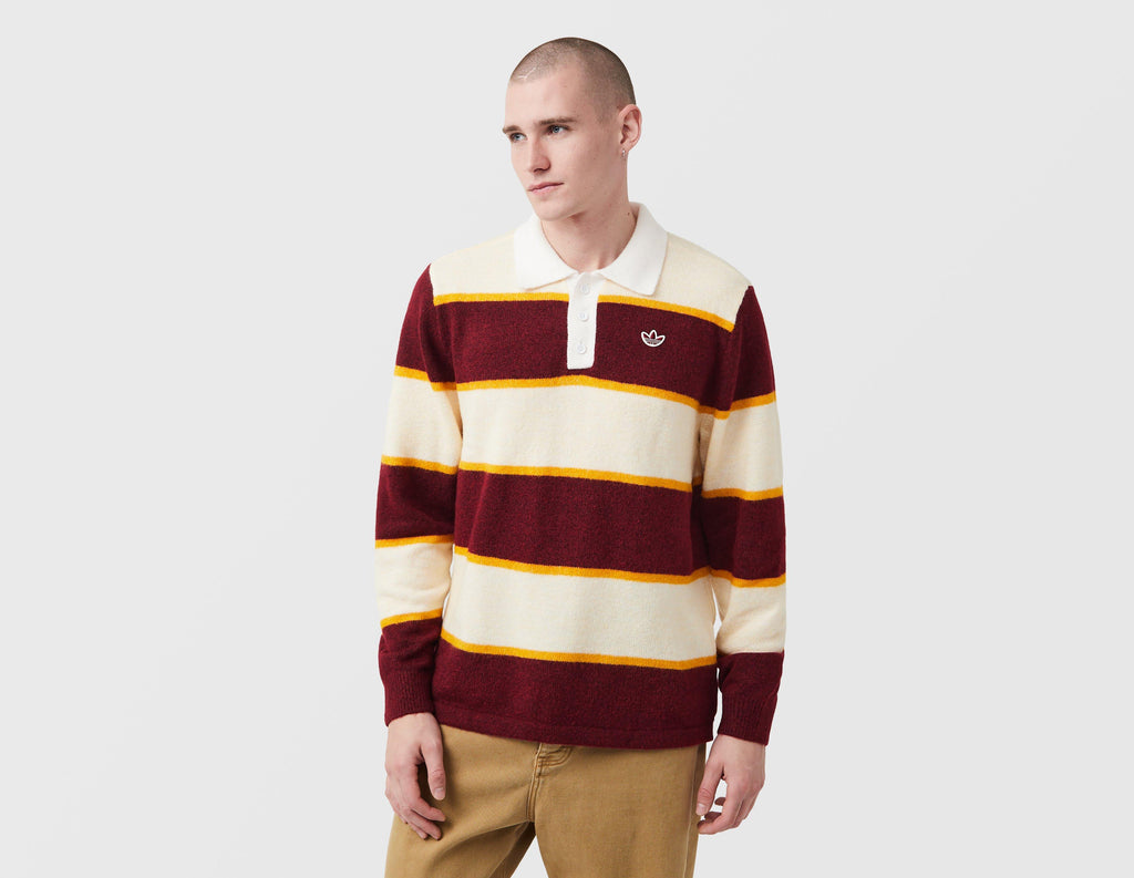 adidas Originals Winter Club Stripe Polo Shirt