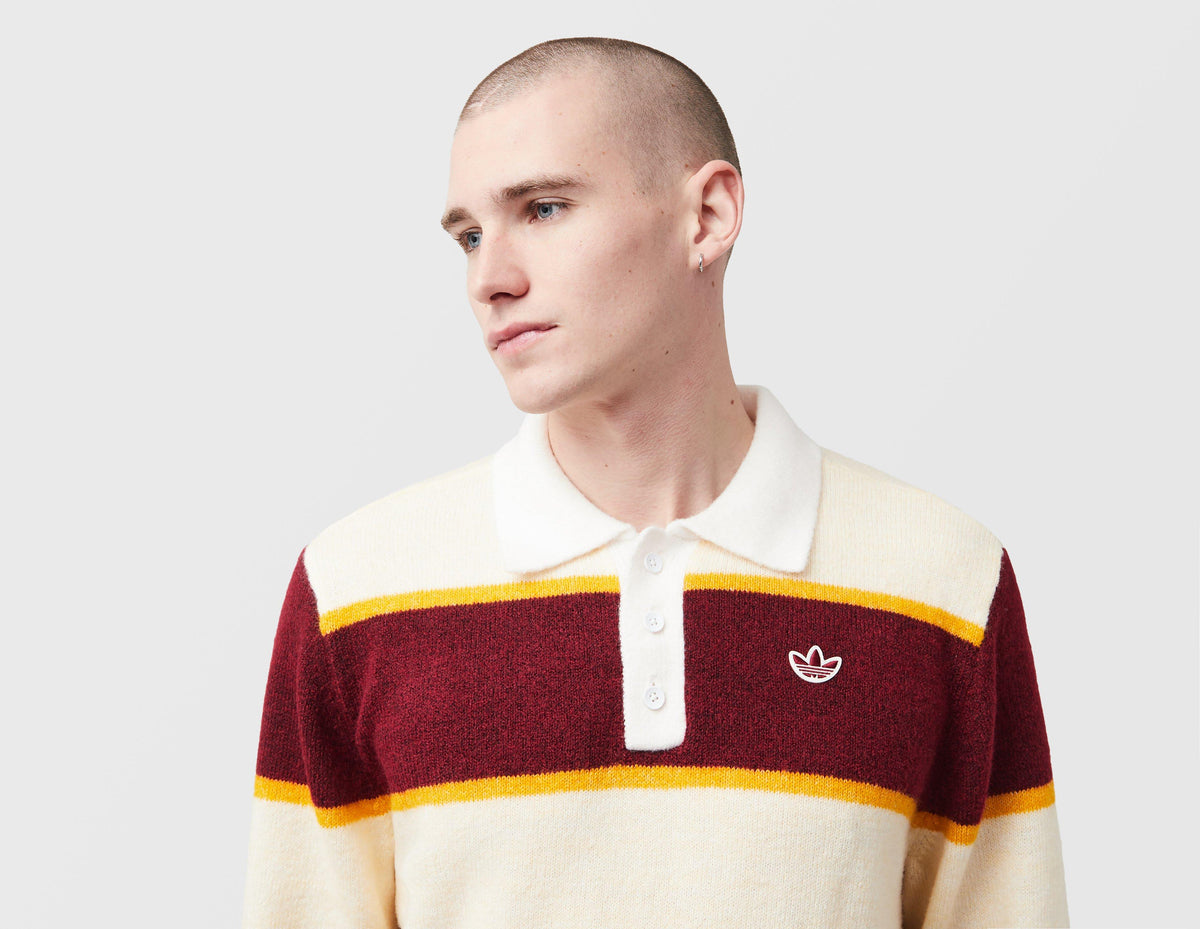 adidas Originals Winter Club Stripe Polo Shirt
