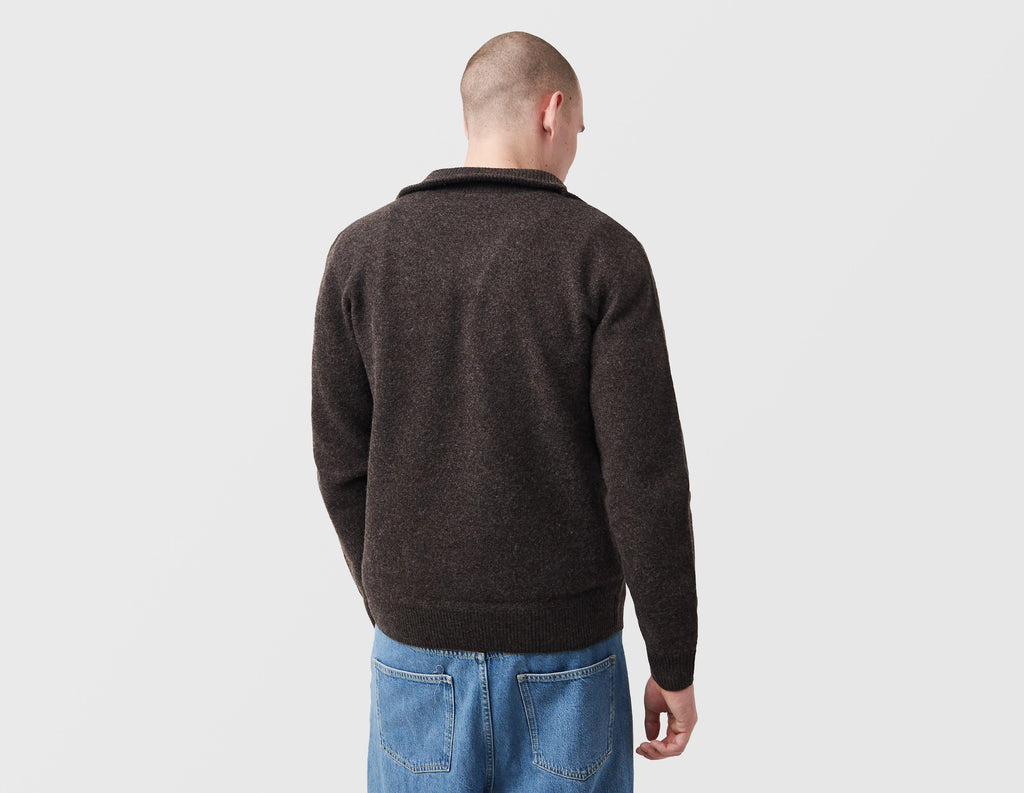 Fred Perry Merino Funnel Neck 1/4 Zip Sweatshirt