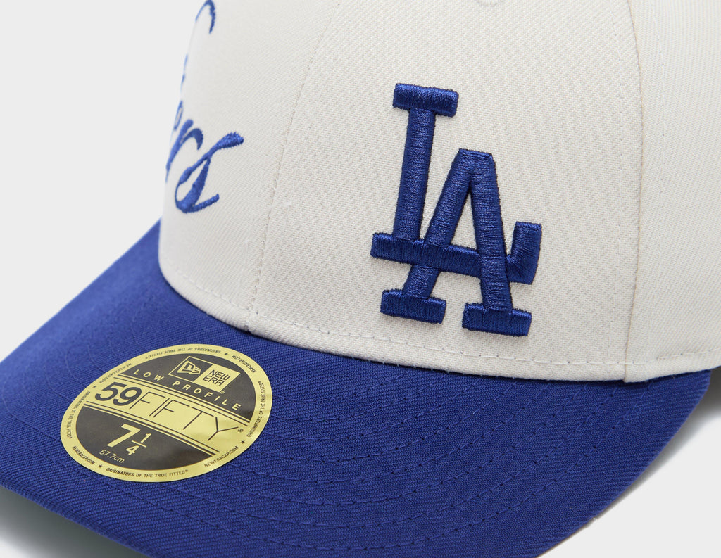 New Era LA Dodgers Side Script Low Profile 59FIFTY Cap